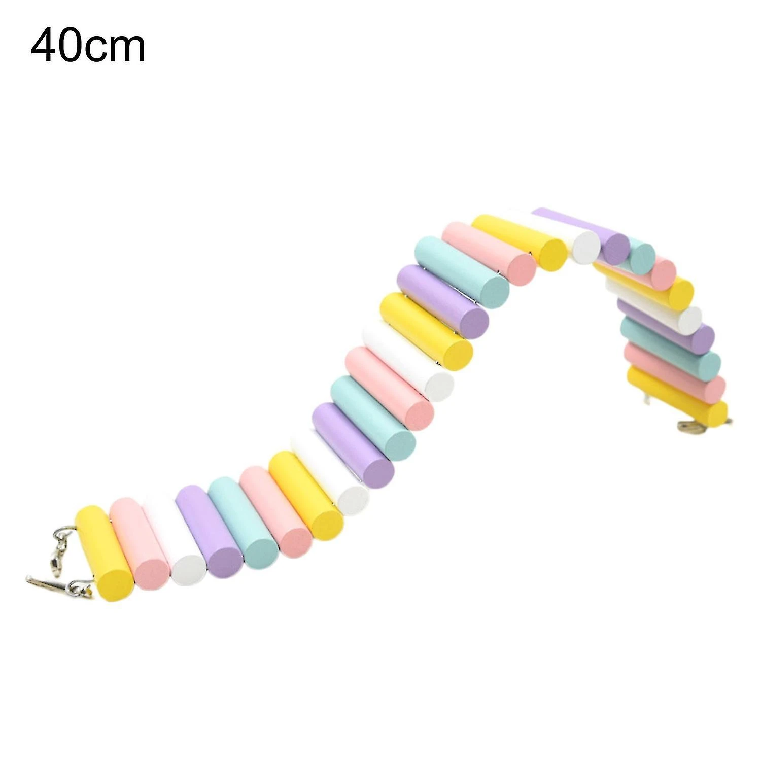 ZHOUBA Small Animal Toy Exercise Toy Cage Accessories Hamster Climbing Ladder Bridge Toy Pet Hideout 40 Cm - Image 5