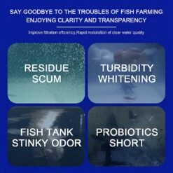 300ml Water Purifier Algae Remover Agents Easy Using Aquarium Water Conditioner For Algae Inhibition 2pcs