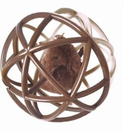 Cat Toy Ballcat Mouse Ball Cage Cat Mouse Toy Cat Interactive Toy Squeak Mouse Cat Toy,cat Mouse Bal