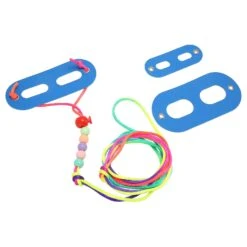 Blue Adjustable Reptile Harness Leash Kit For Bearded Dragon Lizard And Small Pets