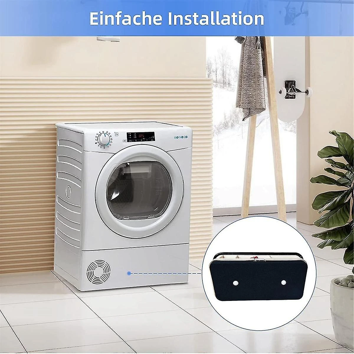 4PCS Dryer Filter Replacement Parts For Candy//Ostein//House To House Heat Pump Dryer, Sponge Filter - Image 2