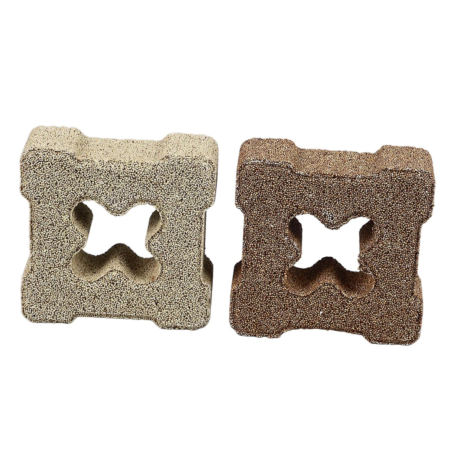 Aquarium Fish Tank Biological Filter Brick - 2pcs Ceramic Media For Efficient Cleaning And Safe Water Purification - Image 4
