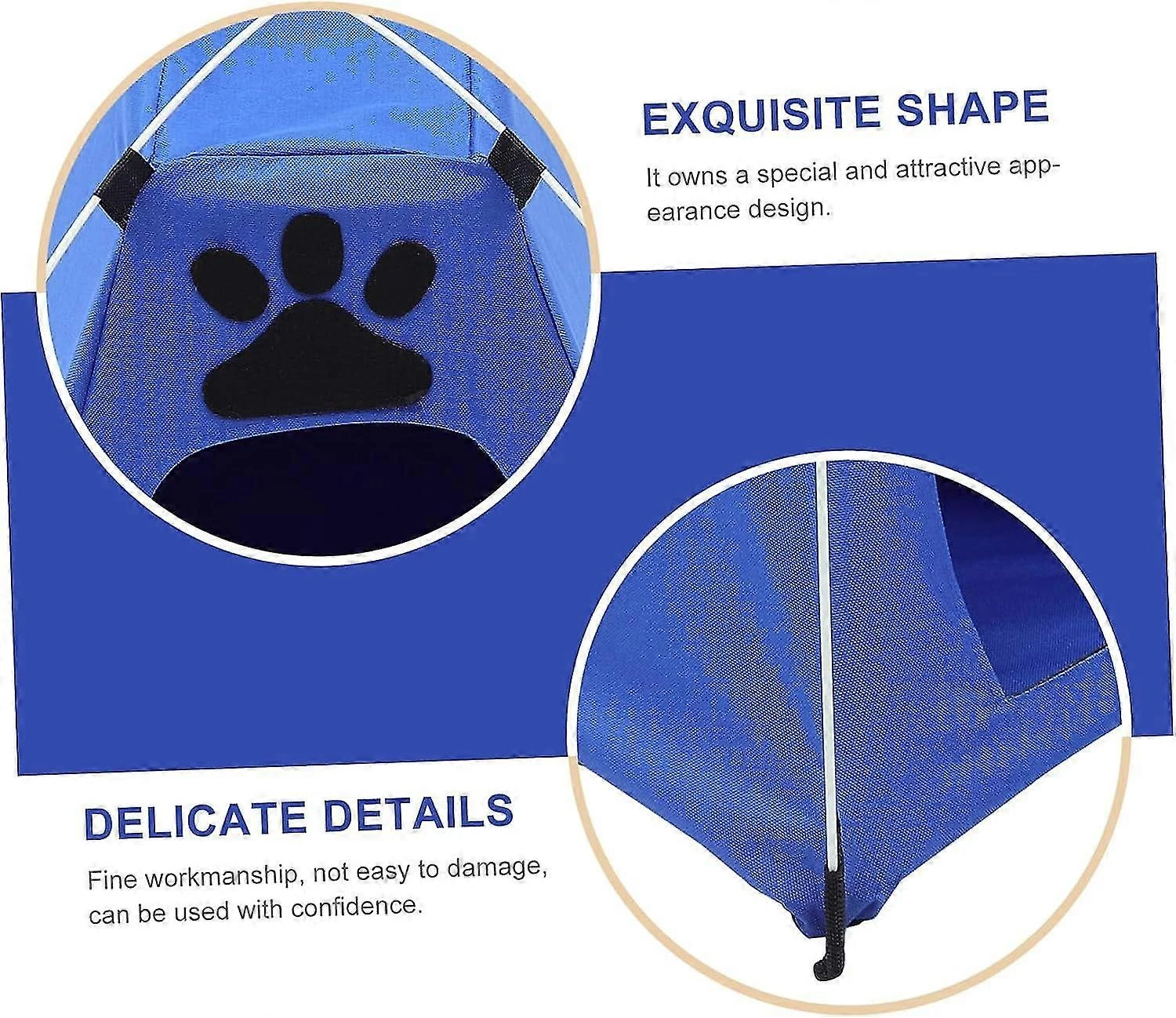 Red Pet Tent Outdoor Teepee Indoor Tent Cat Tents For Outdoors Cat Tents For Indoor Cats Summer Pet House Tent - Image 2