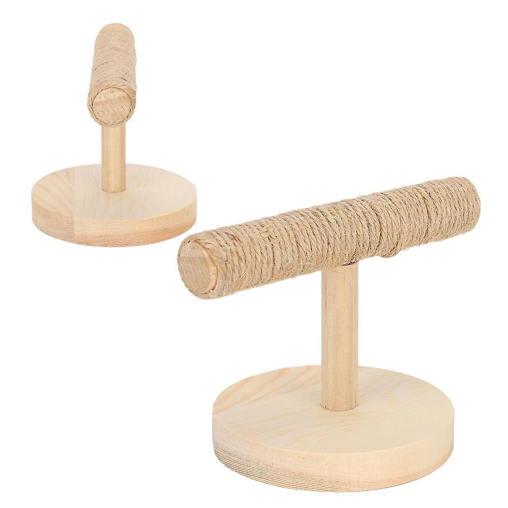 Bird Cage Stand Wood Bird Platform Training Stand Playground Bird Accessories Toys - Image 4