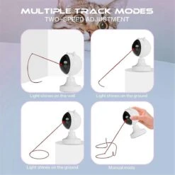 Infrared Laser Cat Teasing Toys, Cat Indoor Intelligent Automatic Pet Cat Teasing Device Electric