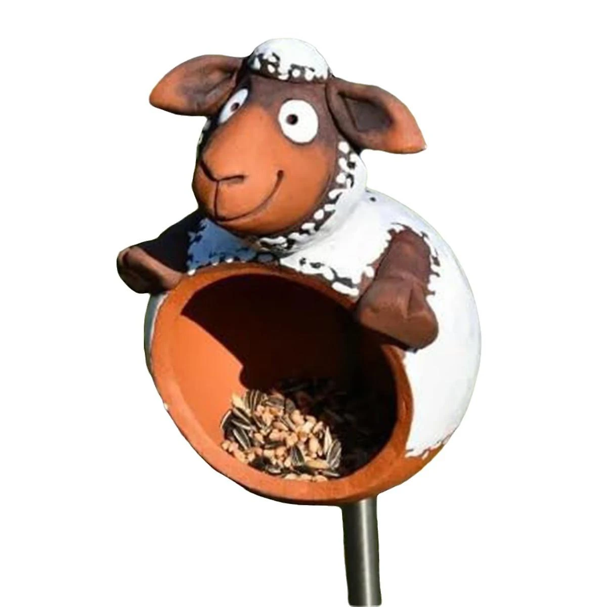 Garden Stakes - Bird Feeders, Outdoor Bird Feeders, Animal Resin Sculpture Bird Feeders, Garden Yar - Image 2