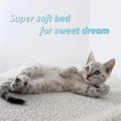 Hanging Cat Hammock,pet Hammock For Cage Adjustable Cat Bed Sleepy Pad(1 Piece,leopard Print