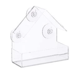 Window Bird Feeder For Outside With Strong Suction Cups