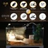 Tortoise Heat Lamp Basking Light For Reptiles 25w+50w Uva Uvb Heat Spotlight