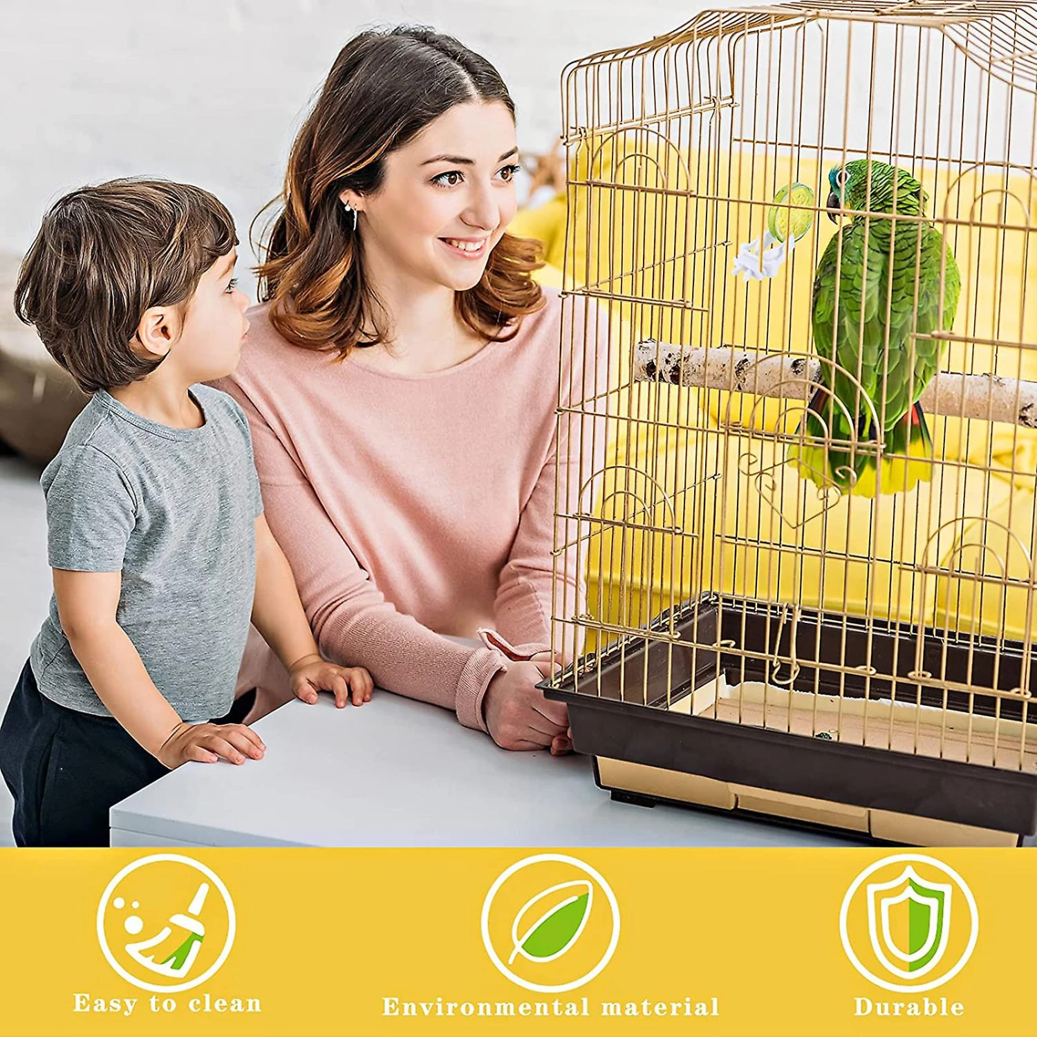 3 Pieces Parrot Treat Holder Plastic Clips For Birdcage Fruit Vegetable Feeder - Image 5