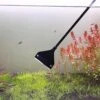 Aquarium Algae Scraper Fish Tank Maintenance Glass Scraper With Extension Rod And 10 Blades