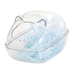 Hamster Bathtub Fully Transparent Leak-proof Safe Pet Hamster Bathroom For Little Animals-mxbc L