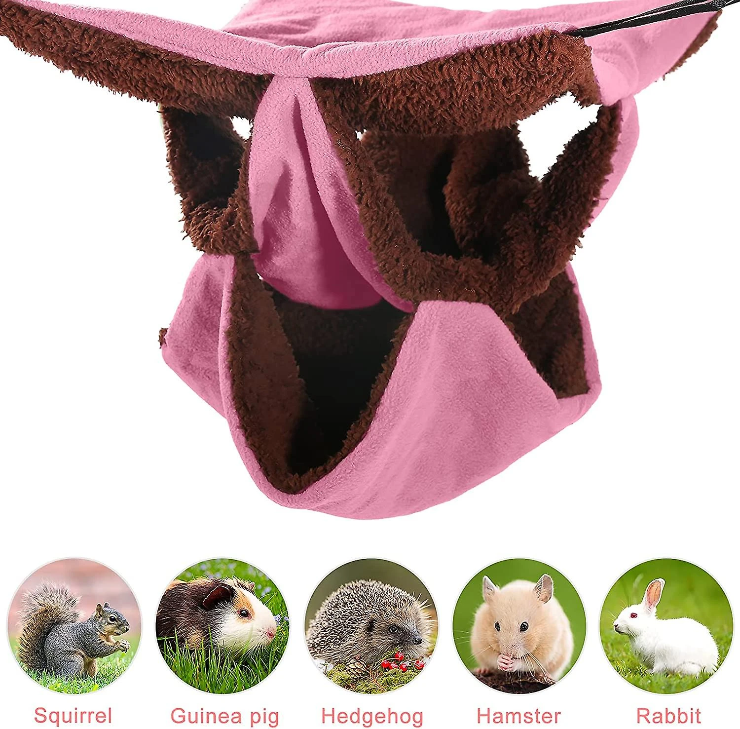 2024 Small Pet Hammock, 3 Layer Pet Hammock, Ferret Hammock, Rodent Hammock, Small Animal Bed - Image 5