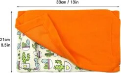 Accessories Blanket Pillow And Mat Leopard Gecko Sleeping Bag Small Animals Bed(orange)