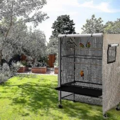 Barsinfi Bird Cage, Waterproof, Large Bird Cage, Washable Parrot Cage(excluding Bird Cage) Brown