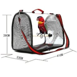 Portable Clear Bird Cage Lightweight Pvc Cage Bag Easy Cleaning Pet Accessories|bird Cages Nests