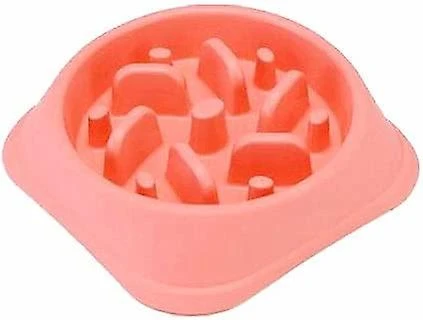 Meioro Pet Dog Slow Food Bowl Anti-choke Bowl Pet Supplies Large And Small Dogs Lose Weight To Help Digestion Pet Utensils Slow Eating Dog Bowl (blue) Red - Image 5