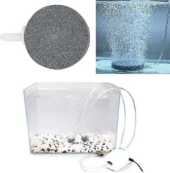 Pxcl Aquarium Air Stone,air Stone Bubble,for Fish Tank Oxygen Plate Hydroponic Pump Aquarium Accessories,pack Of 4.6cm