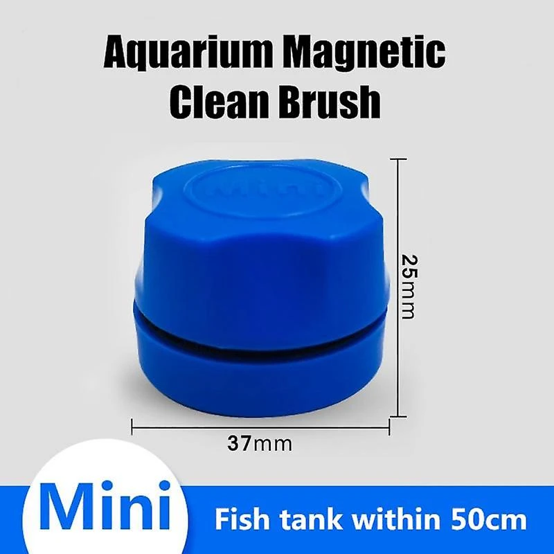 Aquarium Magnetic Brush Algae Scraper Curve Glass Cleaning Tools Fish Tank Accessories Black - Image 4