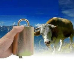Special Loud Thick Cow Horse Sheep Farm Animals Anti-lost Loud Bell, Size:xl