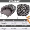 Small Animals Plush House, Guinea Pig Cold Weather Hanging Hammock, Pets Cold-proof Bedding Hideout For Sugar Glider Squirrel Hamster Parrot Mice Chin