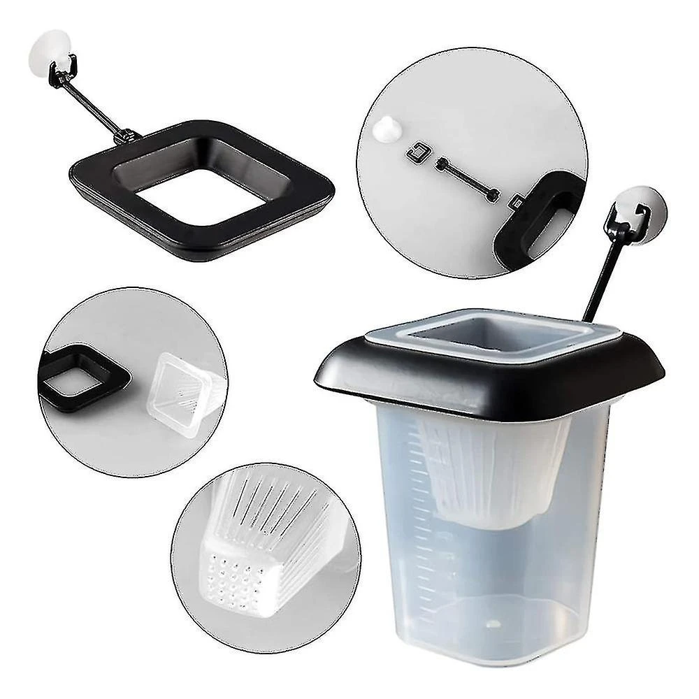 Fish Tank Red Worm Cup Red Worm Feeder Funnel Cone With Suction Cup