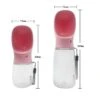 Portable Pet Dog Water Bottle For Small Large Dogs Travel Puppy Cat Drinking Bowl Cats Dogs Water Dispenser Feeder Pet Bowl 350ml White