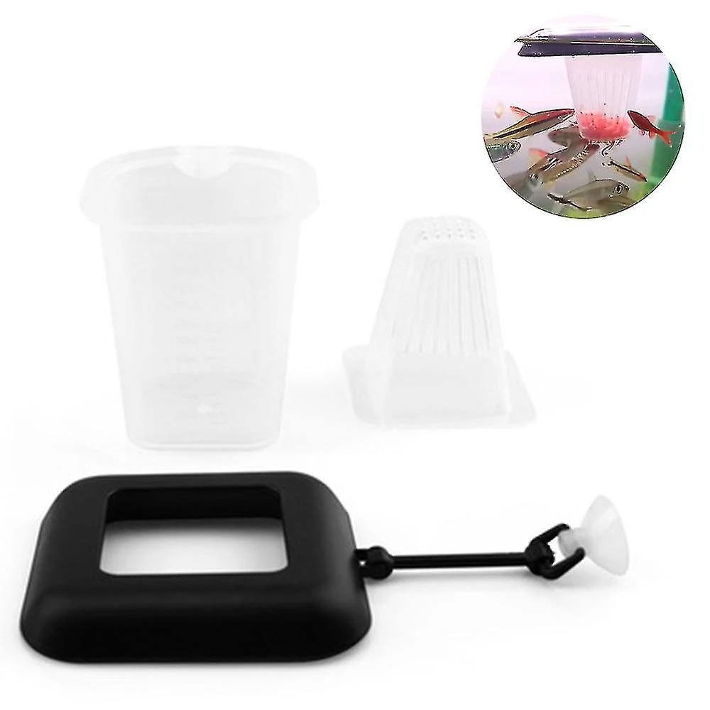 Fish Tank Red Worm Cup Red Worm Feeder Funnel Cone With Suction Cup - Image 4