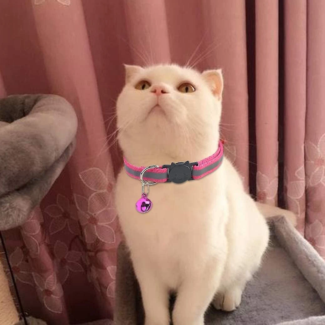 12 Pcs Reflective Cat Collars Quick Release Safety Buckle With Adjustable 19-32cm (12 Colors)