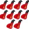 Chicken Waterer, 10 PCS Automatic Poultry Water Dispensers With Sprinkler Cups For Poultry House Chicken Duck Poultry Drinker Feeder
