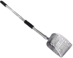 Metal Cat Litter Scoop Fast Sifting Deep Shovel With Comfy Handle