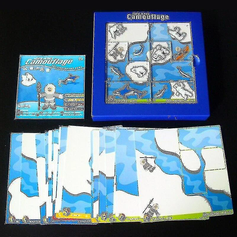 Challenges Iq Training Smart Game North Pole Bear Camouflage Thinking Children Puzzle Toy - Image 3