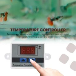220v Digital Led Temperature Controller 10a Thermostat Control Switch Probe New