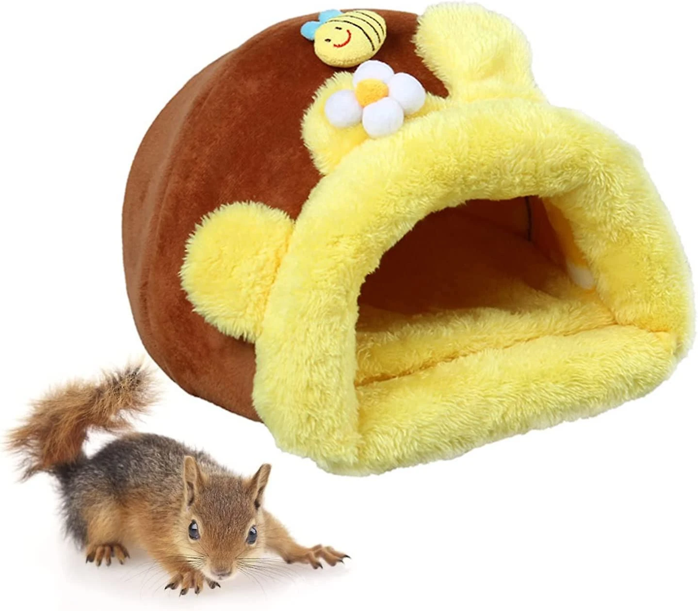 Guinea Pig Bed,hamster Winter House,warm Hanging House Cage-little Bee