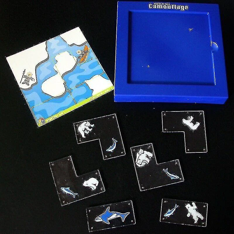 Challenges Iq Training Smart Game North Pole Bear Camouflage Thinking Children Puzzle Toy - Image 4