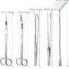 Aquarium Aquascaping Kit 5 In 1 Inox Aquarium Tank Aquatic Plant Tools Sets Pliers Scissors Spatula