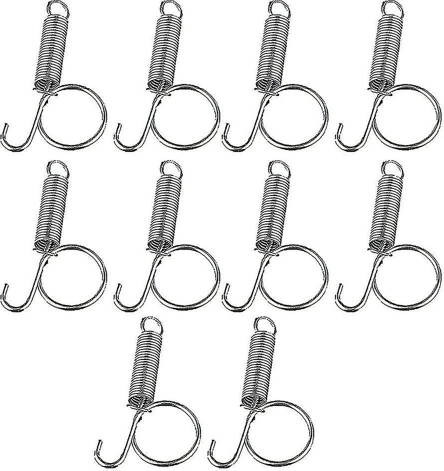 10pcs Metal Finger Spring Latch Hook For Fixing Pet Cage Door For Rabbit Cages Doors Rabbi