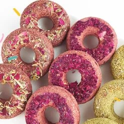 10 Pieces Hamster Chew Toy Guinea Pigs Gerbils Grass Cake For Chewing