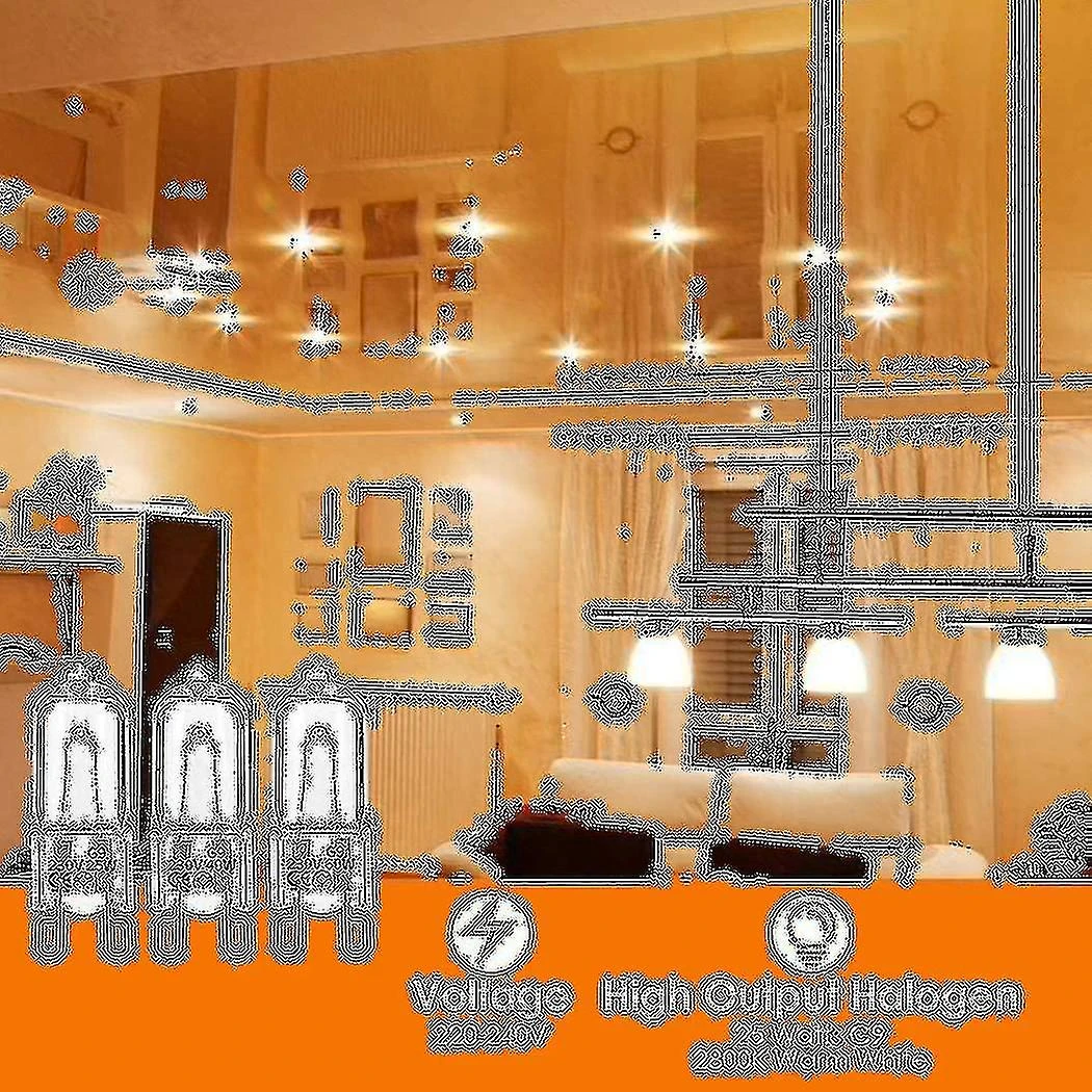 20pcs G9 Halogen Light Bulbs,25w Clear Halogen Lamps Dimmable,warm White 2800k For Chandeliers,pend - Image 3