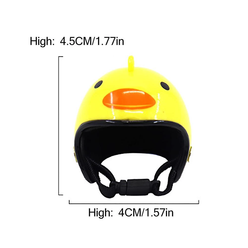 Cartoon Chicken Helmet Small Pet Helmet Adjustable Poultry Safety