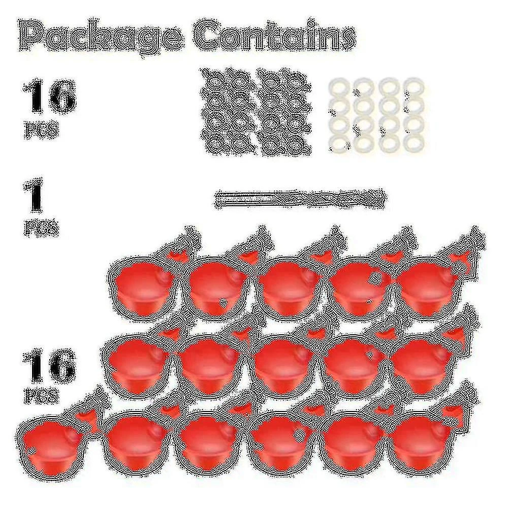 16 Pack Automatic Chicken Waterer Cups Poultry Waterers Poultry Water Feeder Chicken Water Cups Wit - Image 3
