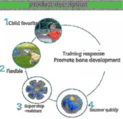 2023 New Pet Toy Flying Saucer Ball, Flying Saucer Ball Dog Toy, Pet Toy Flying Saucer, Flying Saucer Dog Toy Ball For Dogs 6 Lights Green