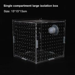 Acrylic Aquarium Isolation Box Fish Tank Aquarium Hatchery Incubator Holder Aquarium Accessories L