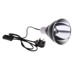 E27 Light Dome Reflector Reptile Bulb Holder Tortoise Lamp Holder Uk Plug