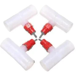 Chicken Nipples Tee Fittings - Fully Automatic Poultry Waterers Kit Chicken Water Drinker 60 Pack