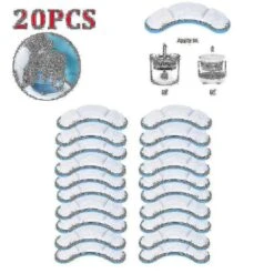 20pcs Pet Water Fountain Replacement Filter For Wf050/wf060 Activated Carbon Filter For Pet Auto Dr