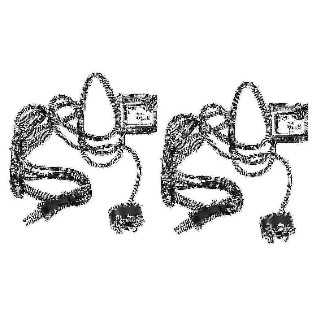 2x 3w Submersible Water Pumps With 4-led Light Pump Aquarium Fountain Fish Pond Tank Eu Plug - Image 3