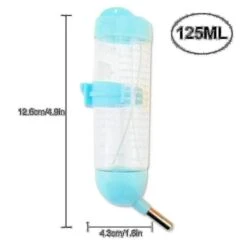 Pet Dog Water Dispenser, Hanging Automatic Water Drinking Feeder With No Drip Stainless Steel Ball