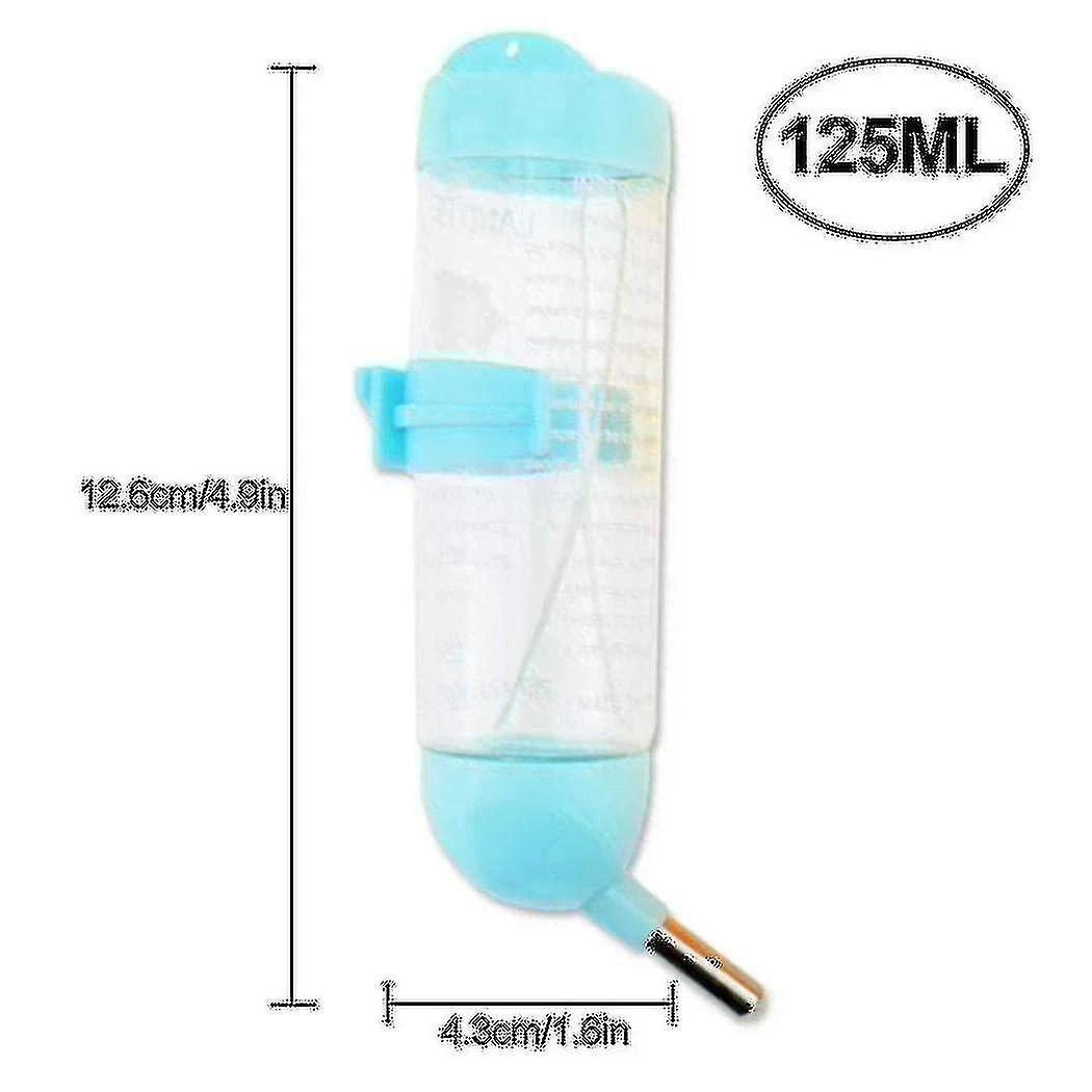 Pet Dog Water Dispenser, Hanging Automatic Water Drinking Feeder With No Drip Stainless Steel Ball