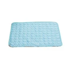 1pcs Summer Cooling Mat For Rabbit Washable Bunny Bed Bed Mat Blue